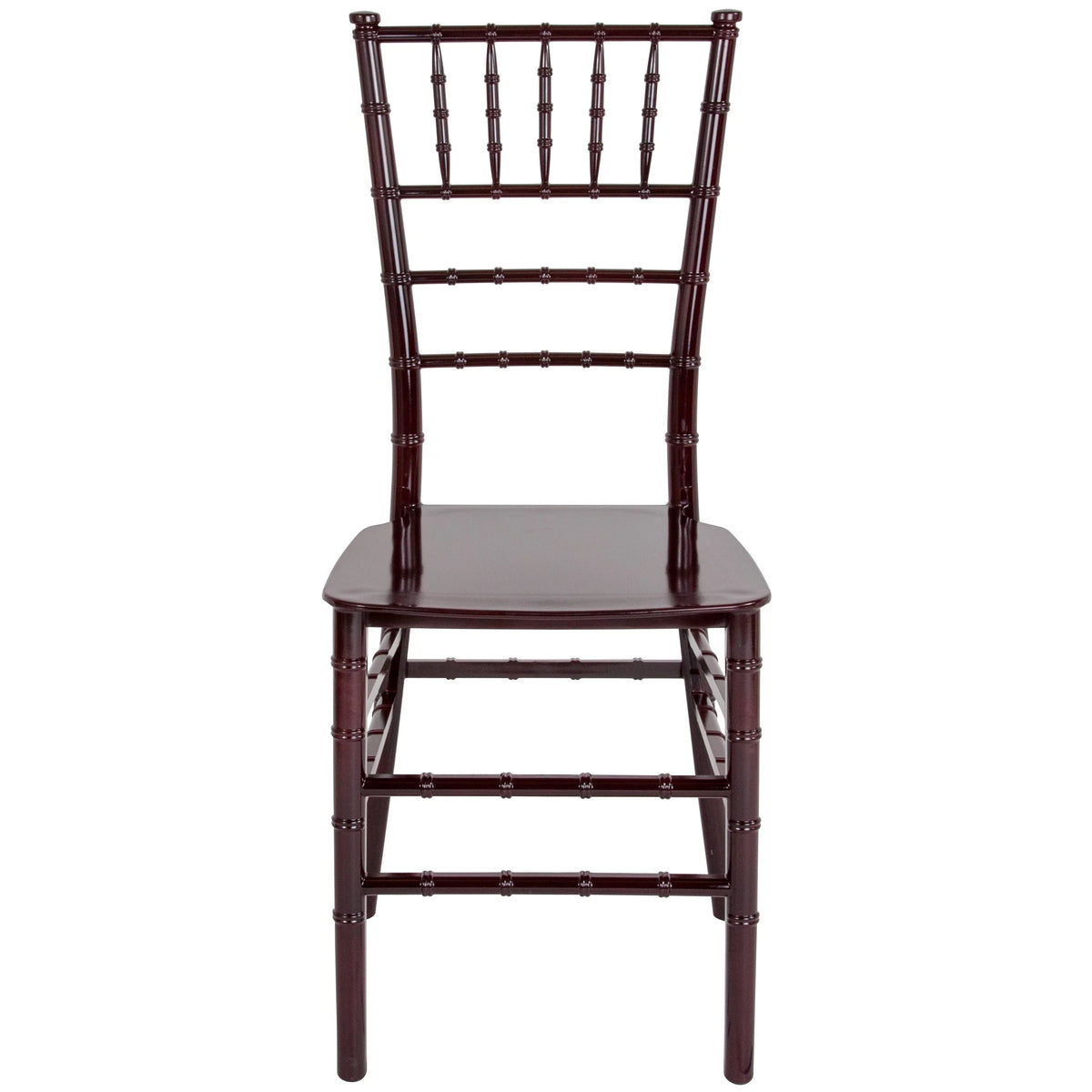 Mahogany Resin Stacking Chiavari Chair F785