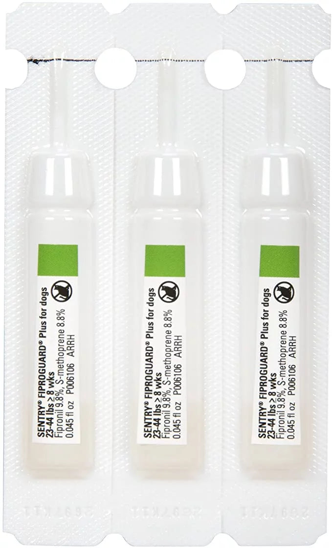 Flea and Tick Squeeze-on Drops for Dogs, 23-44 Pounds, 3 Application Z8285