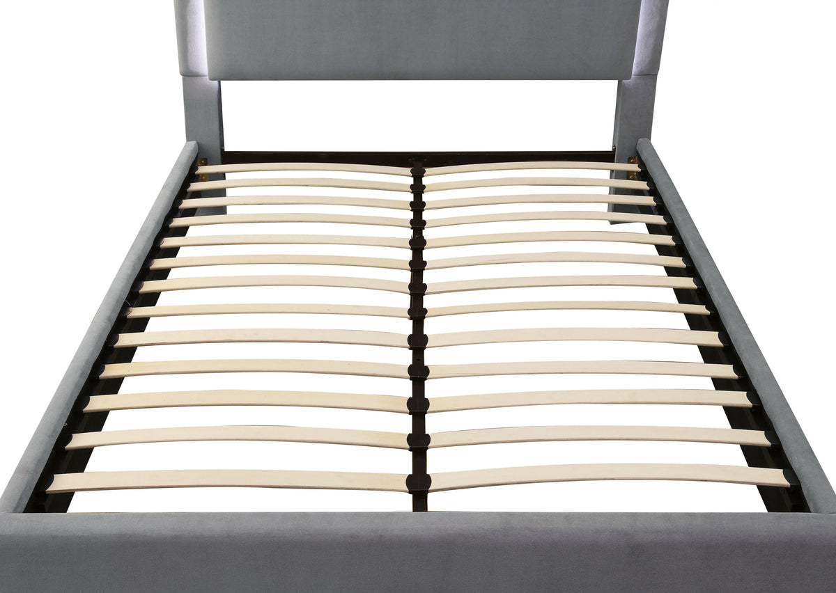 Queen Gray Bed U10128