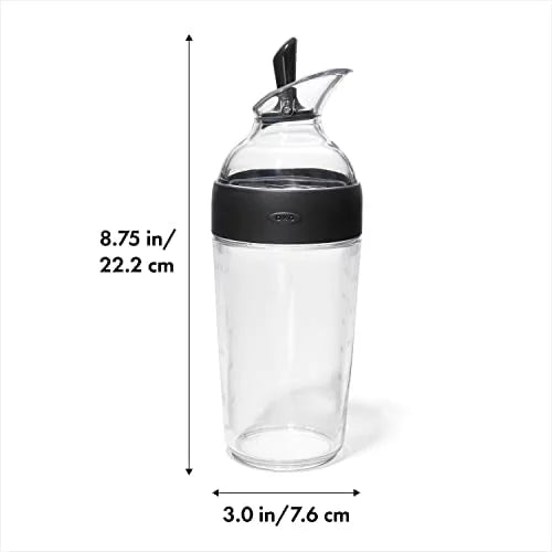Clear Salad Dressing Shaker M459