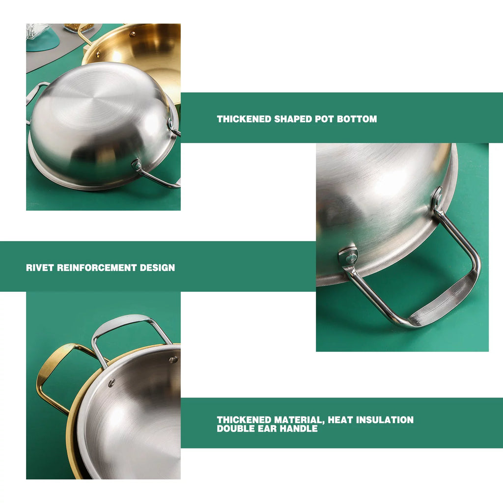 Stainless Steel Dutch Oven Pot V5576