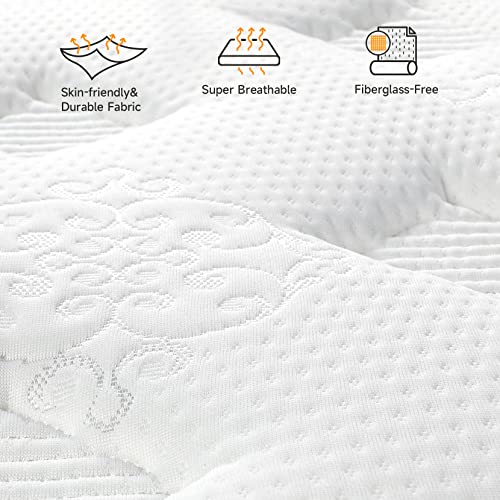 Full Size 12 Inch Hybrid Innerspring Memory Foam Mattress Y8959