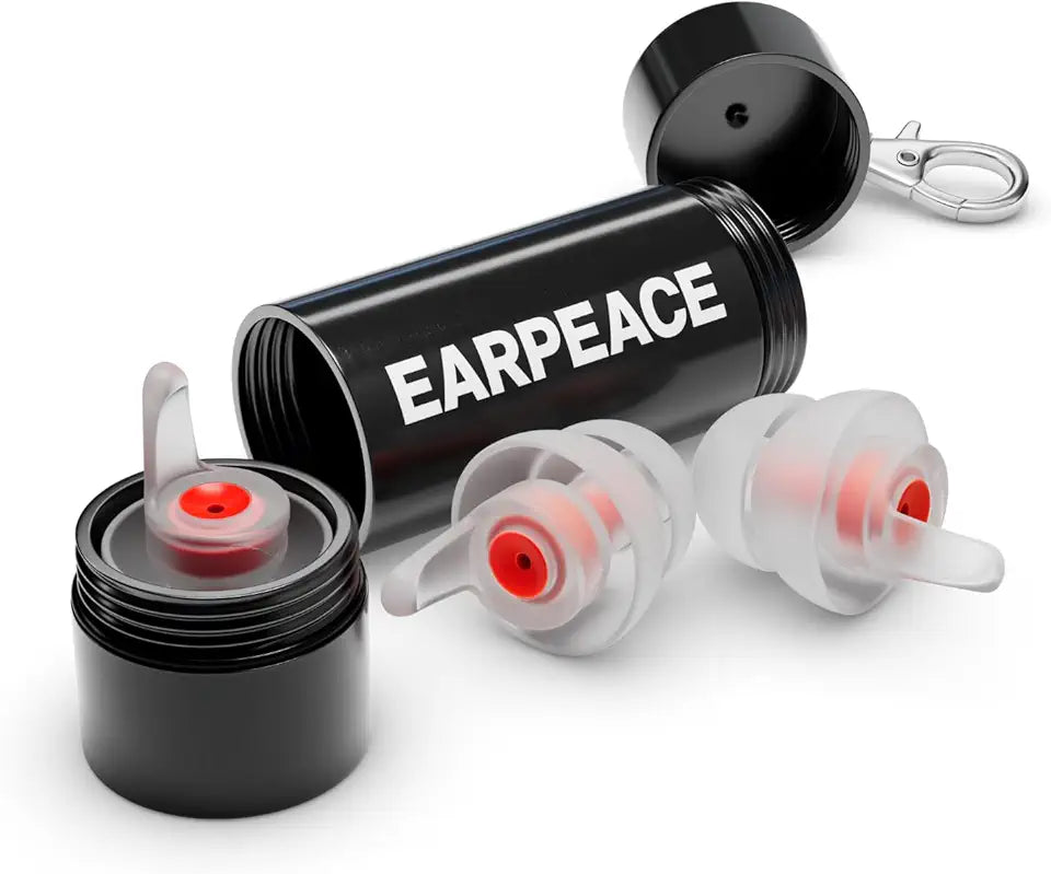 Concert Ear Plugs Noise Reduction 26dB Reusable 3 Filter Sets Case W52790