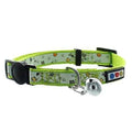 Cat Collar with Safety Buckle and Removable Bell M959325