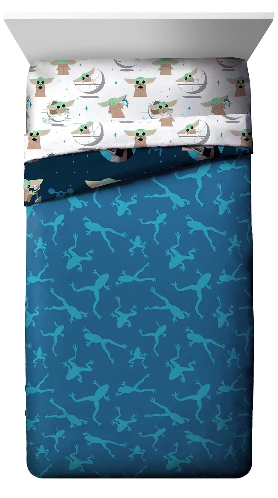 White Twin Microfiber Bed-in-a-Bag L505