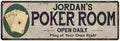 6x18 Metal Sign Game Decor W23145