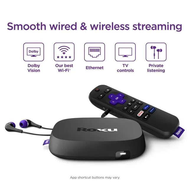 4K Streaming Device with Voice Remote and HDMI Cable V39829