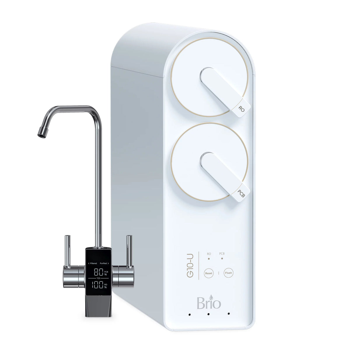 Reverse Osmosis Water Filtration System with Smart Faucet, 500 GPD A9098