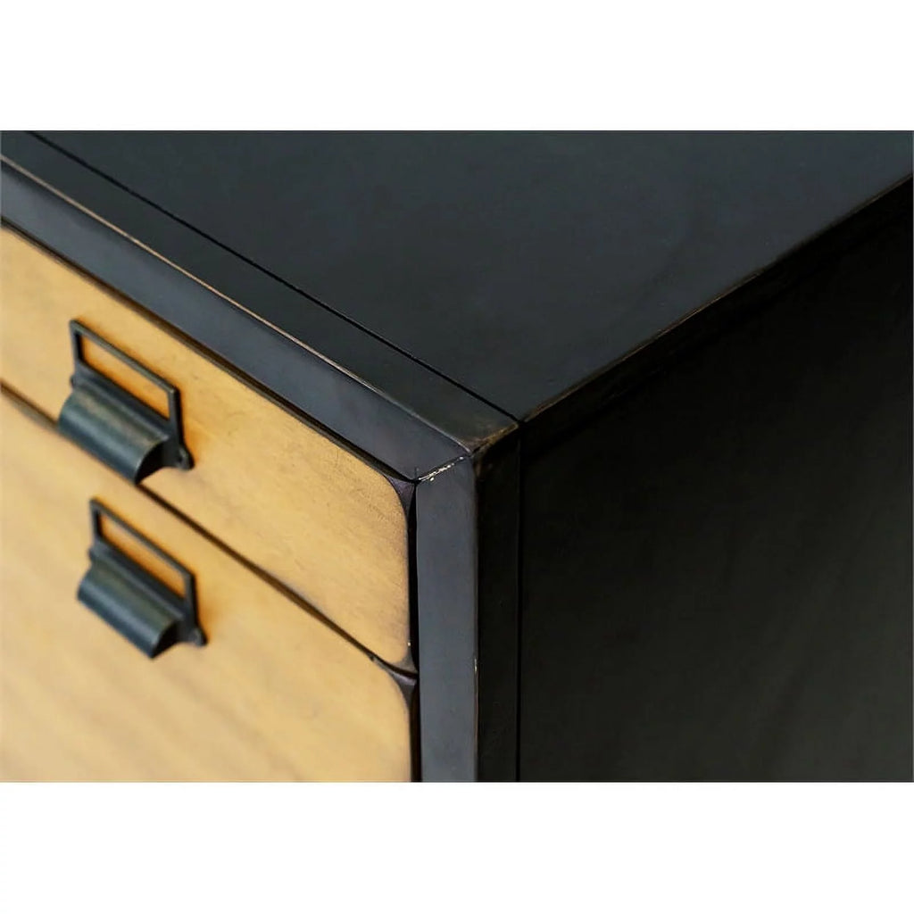Black Wood Executive Desk K112