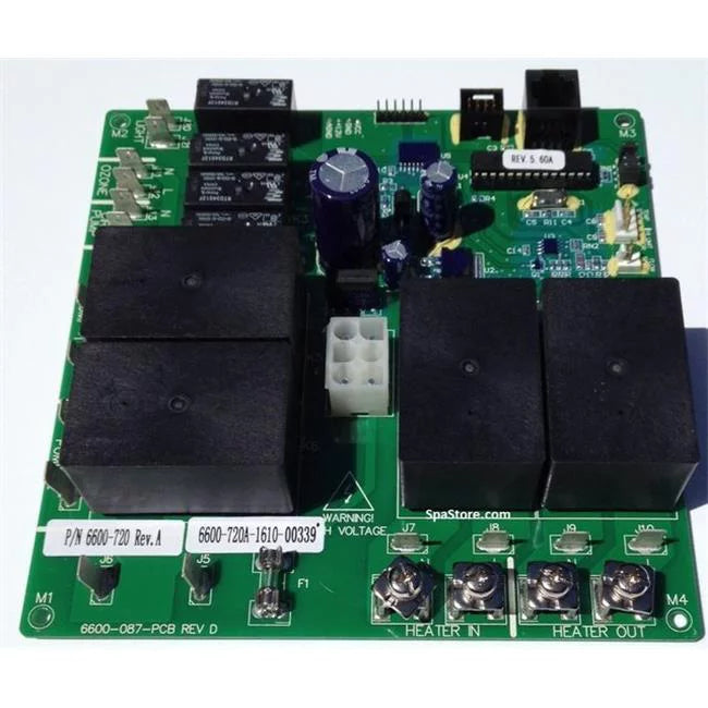 Circuit Board with 4 Big Relays N796