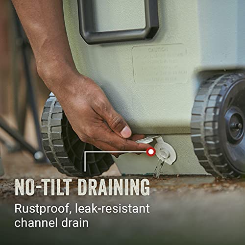 Insulated Rolling Cooler with Wheels, 100-Quart T6623