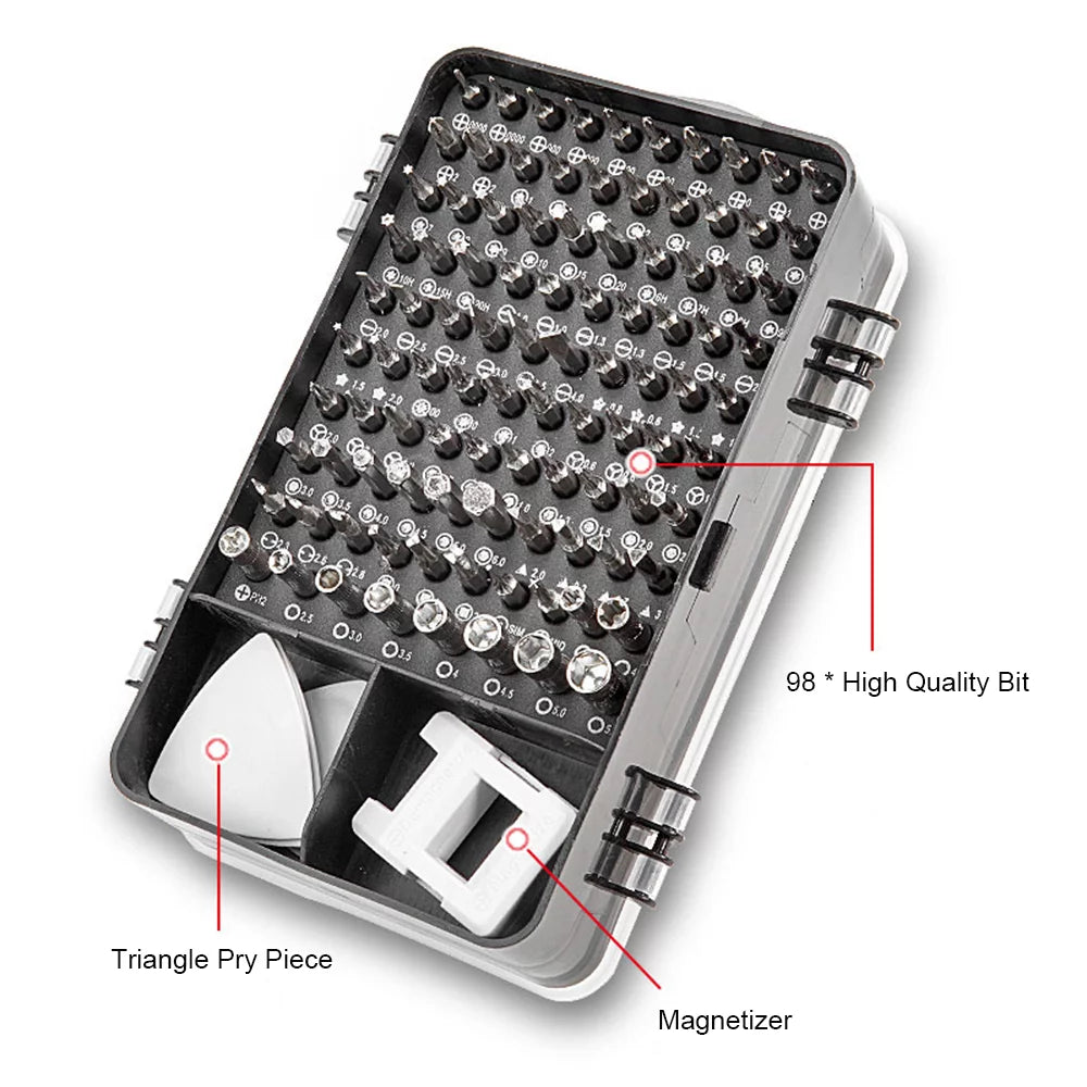 115-In-1 Household Toolbox Set with 98 Bits Z42665