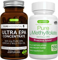 500 mg Omega-3 EPA Wild Fish Oil + 400mcg L-Methylfolate Bundle I992
