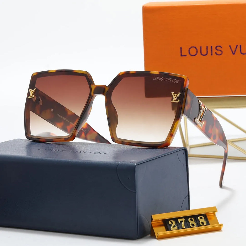 Square Rhinestone Polarized Sunglasses Z23410