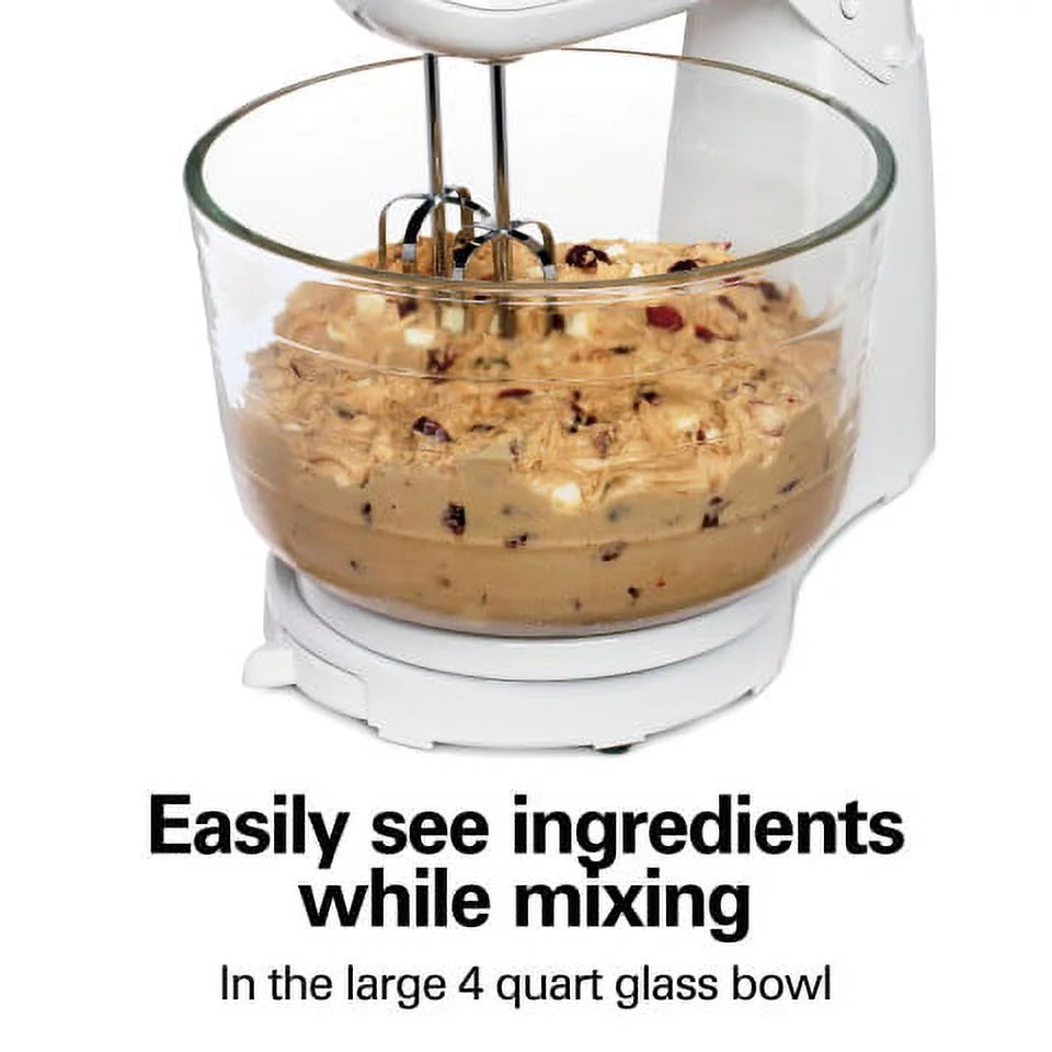 6 Speed White Stand Mixer F516