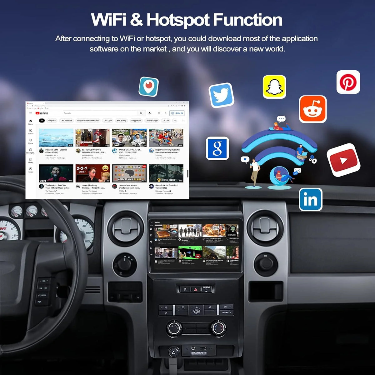 Android 13 9 Inch Touchscreen Car Stereo Radio with Backup Camera P7443