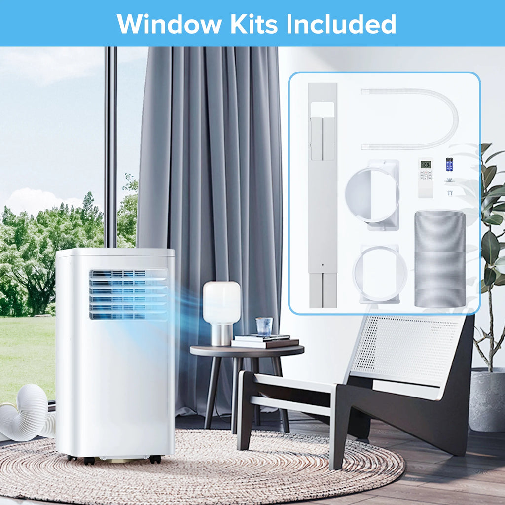Portable Air Conditioner 5000BTU 8000 BTU ASHRAE 250 Sq.Ft X3414