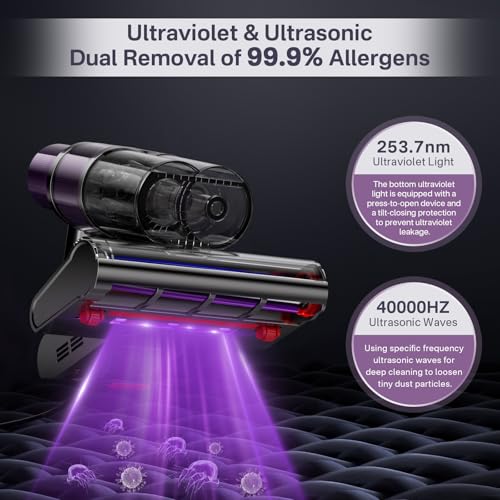 15KPa Handheld Mattress Vacuum Cleaner with UV W5247