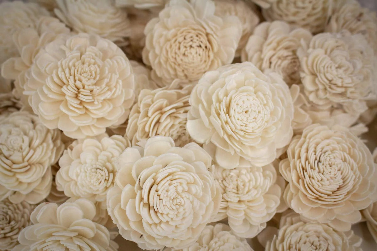 2" Sola Wood Flower Assortment 50 Pack Q2317
