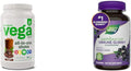 Chocolate Vegan Protein Powder and Elderberry Immune Gummies P688608