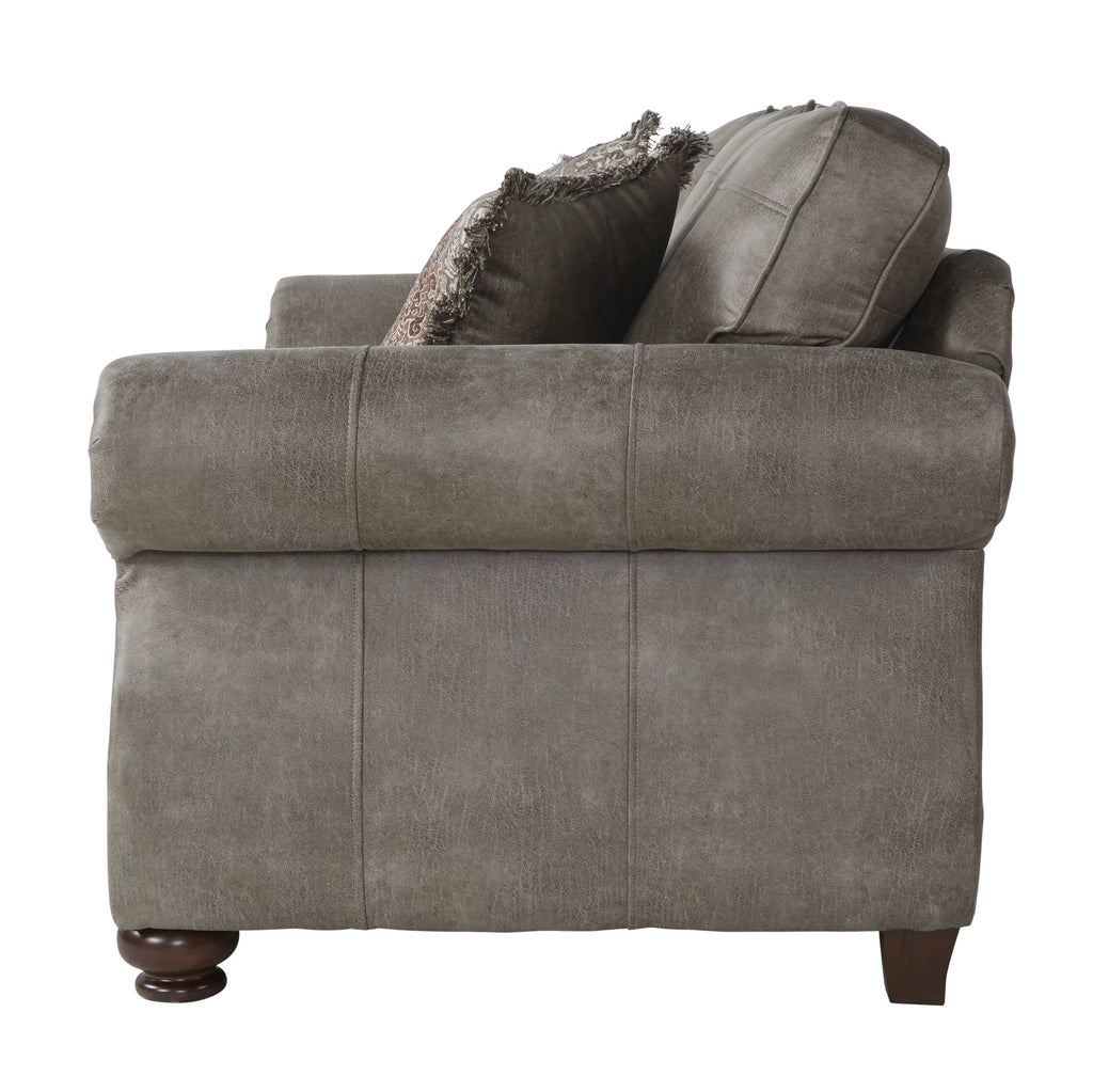Faux Leather Upholstered Loveseat Q21400