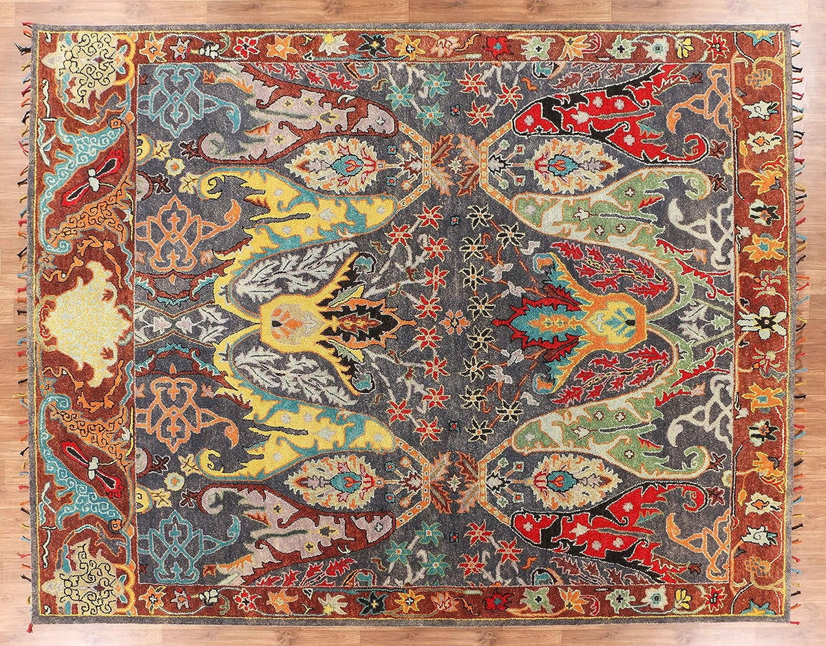 Handmade Tufted 100% Woolen Rugs & Carpet V215