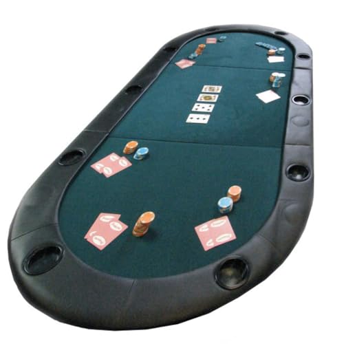 Padded Poker Table Top with Cupholders S424343