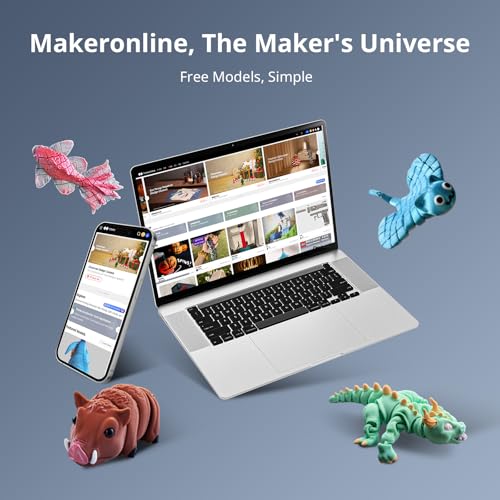 3D Printer with Multi Color Printing, 420x420x500mm Build Volume, Auto Leveling X122818