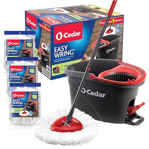 Easy Wring Spin Mop & Bucket with 3 Refills H626848