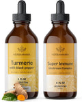 Turmeric Curcumin & Mushroom Complex Liquid Drops 2 Pack K64043