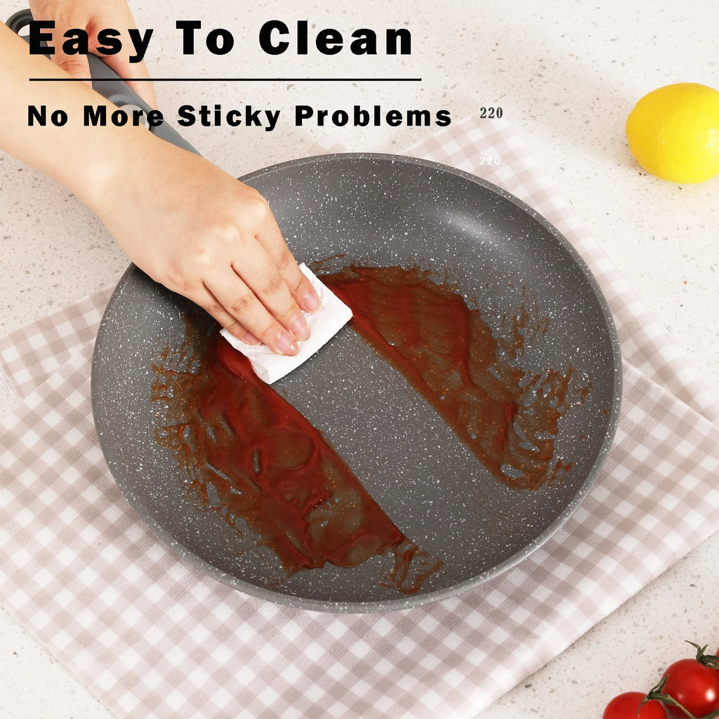 Grey Nonstick Ceramic Cookware Set L285