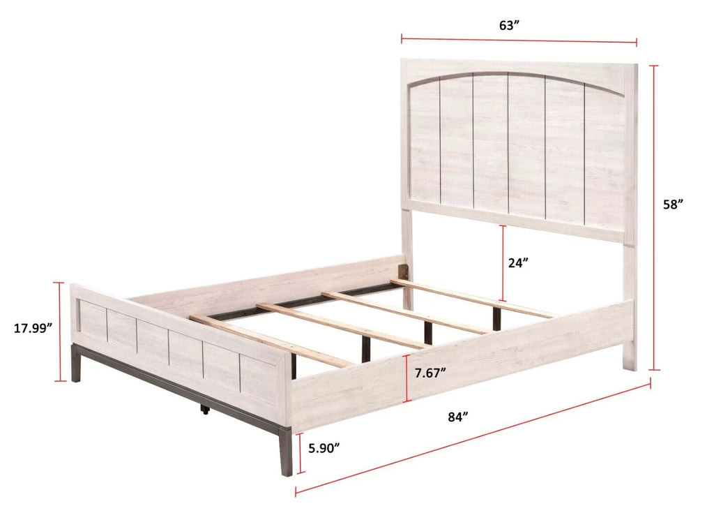 Queen Size Panel Bed L226982