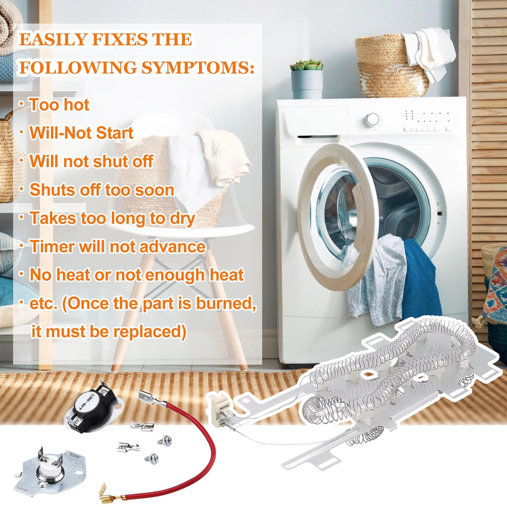 Dryer Heating Element and Thermal Cut-Off Kit Z5280