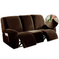 3 Seats Recliner Sofa Slipcover with Side Pocket H5374