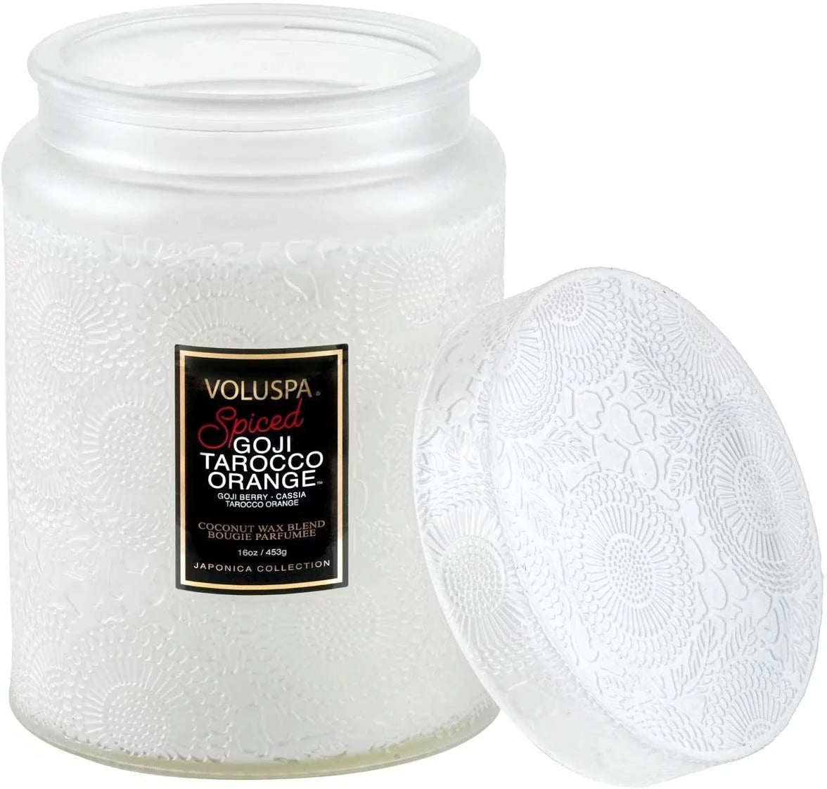 Spiced Goji Tarocco Orange 16oz Jar Candle F199