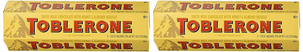 Swiss Milk Chocolate with Honey & Almond Nougat 12 Bars J9845