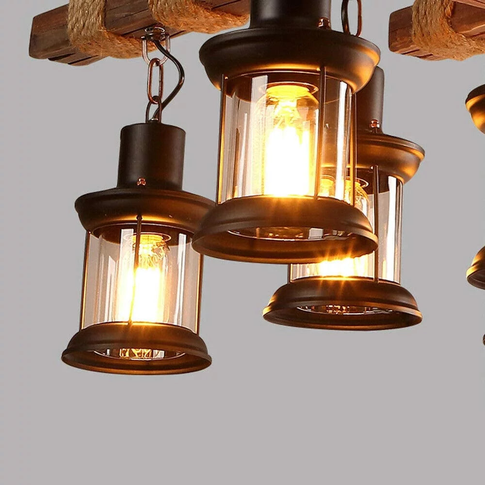 8-Light Farmhouse Chandelier A17965