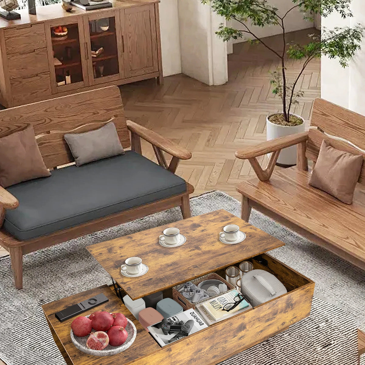 43" Lift Top Coffee Table with Storage H687