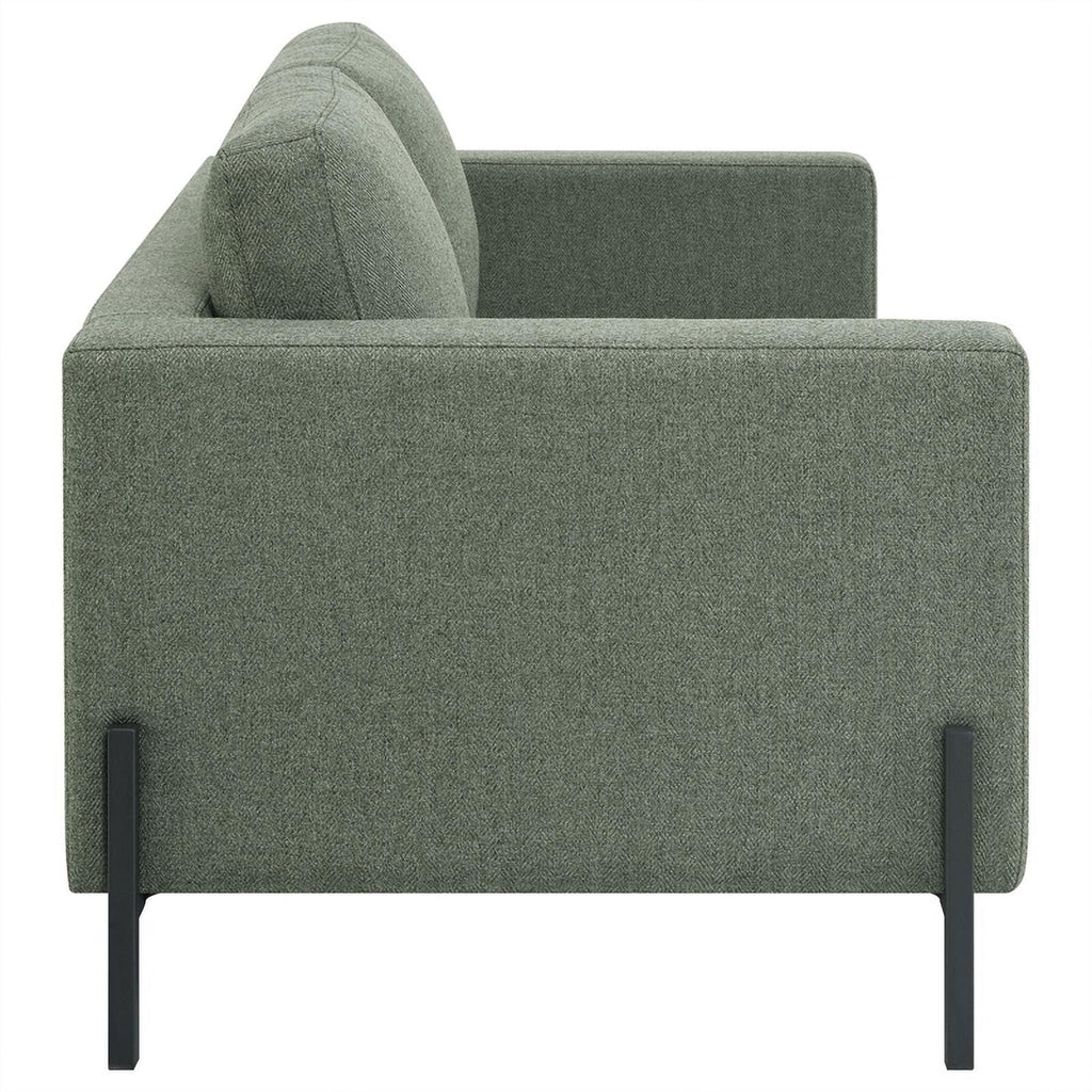 Upholstered Fabric Sofa Set with Track Arms U628