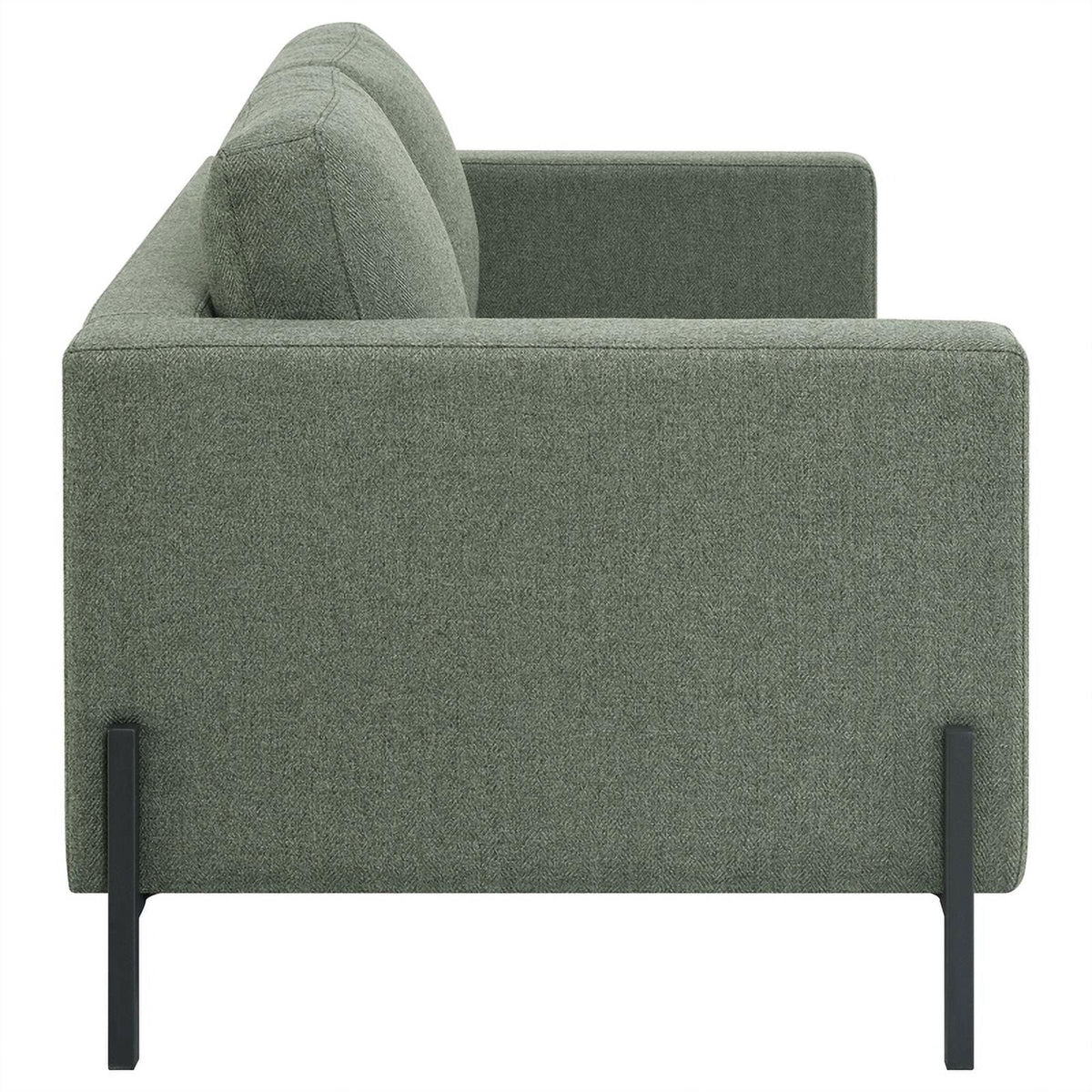 Upholstered Fabric Sofa Set with Track Arms U628