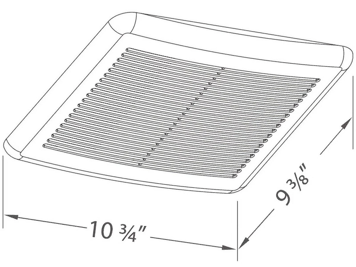 100 CFM Single Speed Exhaust Bath Fan D171