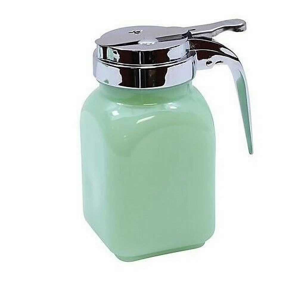 Jadeite Glass Syrup Dispenser C9265