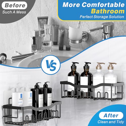 5 Pack Rustproof Stainless Steel Adhesive Shower Caddy R685