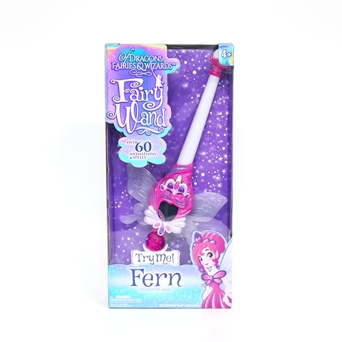 Magic Pink Fairy Wand with Light-Up Color Screen V9288