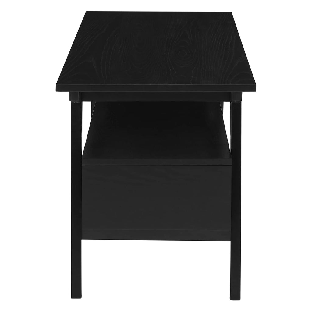47" Black 2-Cubby TV Stand P1213