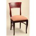 Burgundy Chair Walnut Frame A5246