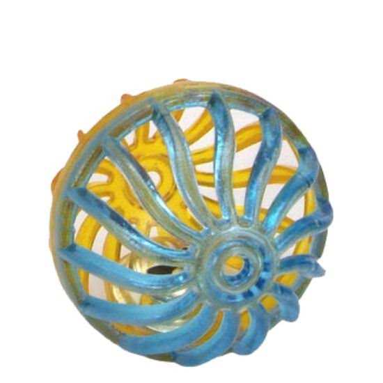 Assorted Lattice Balls Cat Toys 4/Pkg C99491