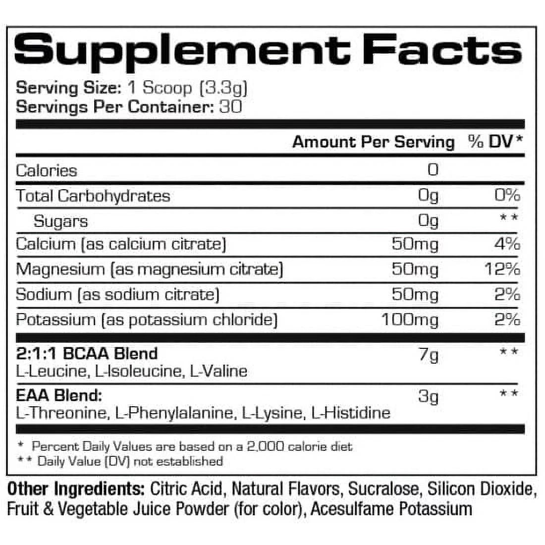 Blackberry Lemonade 30 Servings BCAA EAA Matrix E40622