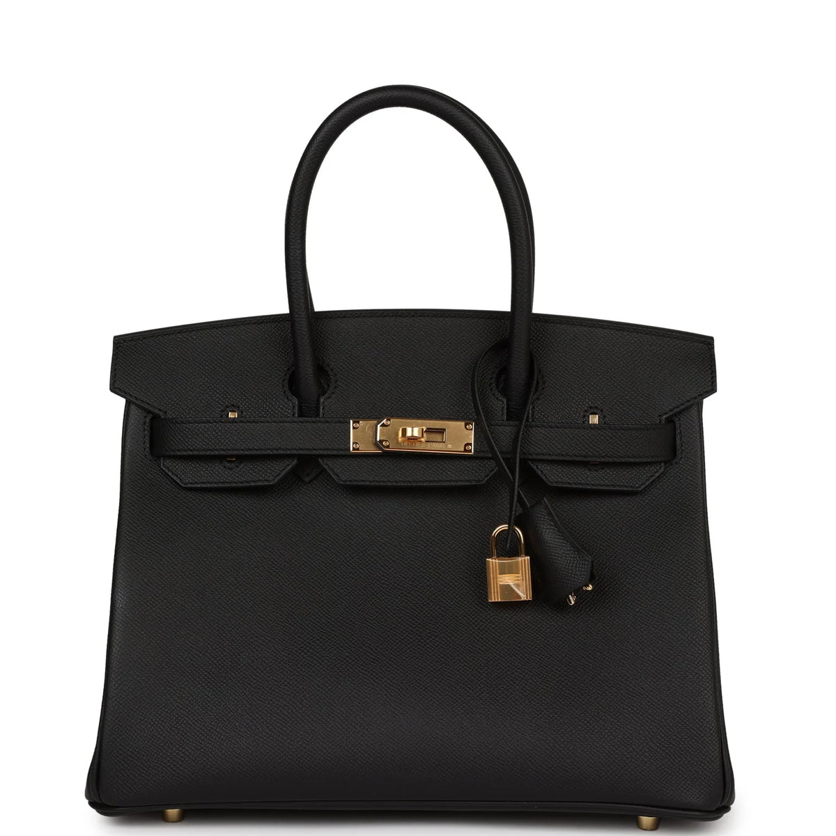 Black Leather Handbag W45788