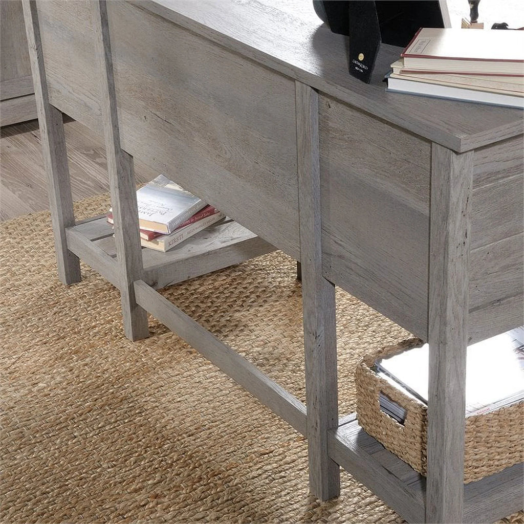 Engineered Wood Writing Desk in Mystic Oak B44423